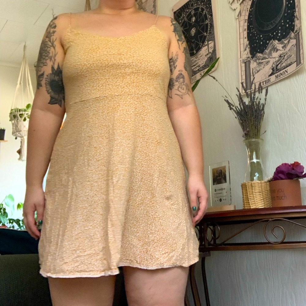 AE Floral Fit and Flare Dress